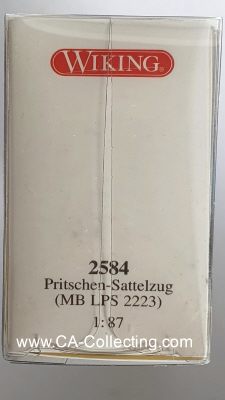 Photo 2 : WIKING 2584 - KROMBACHER PRITSCHEN-SATTELZUG. In Original...