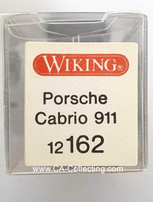 Photo 2 : WIKING 12162 - PORSCHE CABRIO 911. In Original...