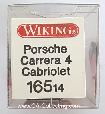 Photo 2 : WIKING 16514 - PORSCHE CARRERA 4 CABRIOLET. In Original...