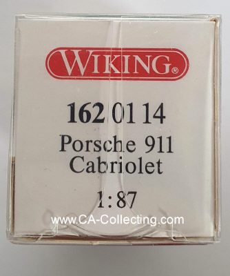 Photo 2 : WIKING 1620114 - PORSCHE 911 CABRIOLET. In Original...
