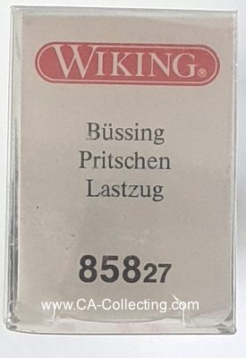 Foto 2 : WIKING 85827 - BÜSSING PRITSCHEN LASTZUG - DACHSER...