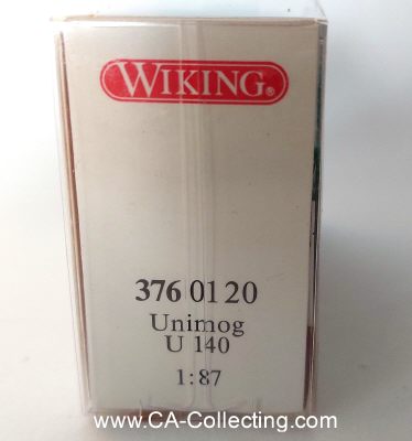 Photo 2 : WIKING 3760120 - MB UNIMOG U 140. In Original Verpackung....