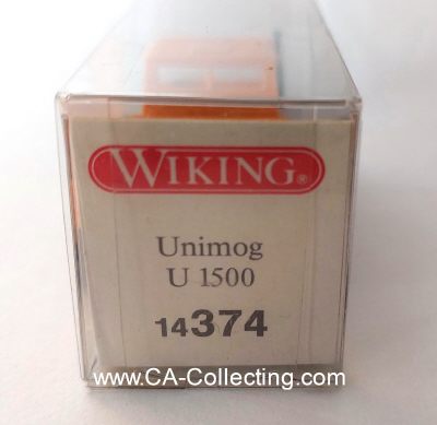 Foto 2 : WIKING 14374 - MB UNIMOG U 1500. In Original Verpackung....