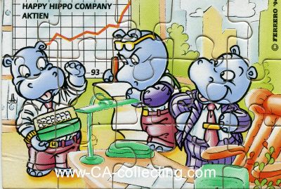 HAPPY HIPPOS COMPANY 1994 PUZZLE-ECKE. Oben rechts 15...
