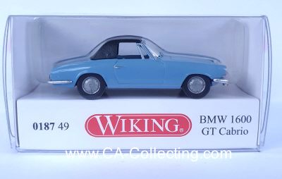 WIKING 018749  - BMW 1600 GT CABRIO. In Original...
