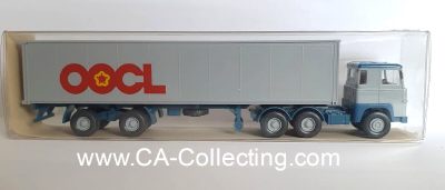 WIKING 24520 - OOCL CONTAINER SATTELZUG. In Original...