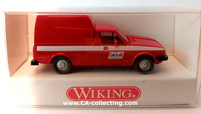 WIKING 47 - VW CADDY MIT AUFBAU. In Original Verpackung....