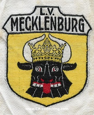 STAHLHELMBUND-ÄRMELABZEICHEN 'L.V. MECKLENBURG'....