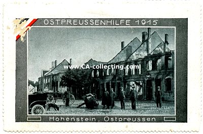 SPENDENVIGNETTE der Ostpreussenhilfe 1915: Hohenstein....
