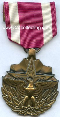 MERITORIOUS SERVICE MEDAL. Bronze 40mm am Band mit...
