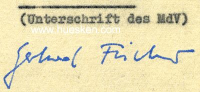 FISCHER, Gerhard. DDR-Politiker, Chefredakteur 'Der...