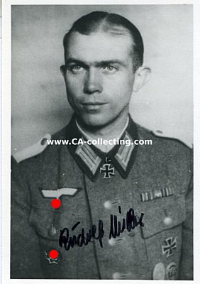 MÜLLER, Rudolf 'Rudi'. Oberleutnant des Heeres im...