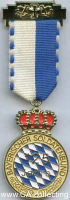 BAYERISCHER SOLDATENBUND. Gedenk-Medaille 1999 zum...