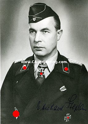 STEPHAN, Eberhard. Major des Heeres, Kommandeur...