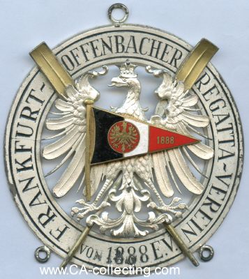 FRANKFURT/MAIN. Plakette des Frankfurt-Offenbacher...