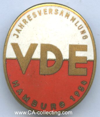 ABZEICHEN 1954 des Verbandes Deutscher Elektrotechniker...
