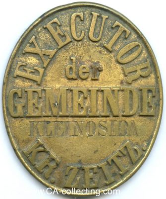 KLEINOSIDA. Großes Dienst-Amtsabzeichen um 1850...