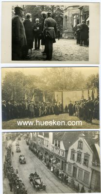 Photo 3 : PAUL VON HINDENBURG - 31 PHOTOS 9x13cm vom Juni 1927....