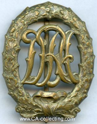 OLYMPISCHES SPORTABZEICHEN 1913 IN SILBER. Bronze...