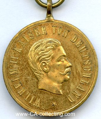 Foto 3 : DEUTSCHER KRIEGERBUND. Medaille um 1900 mit Kopf Kaiser...