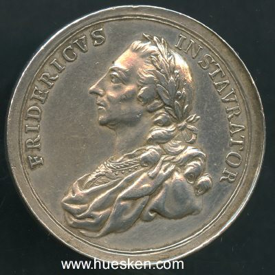 SILBERNE STAATSPREISMEDAILLE 1783 König Friedrich...