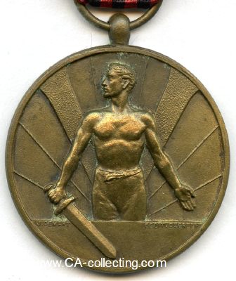 Foto 3 : MEDAILLE 1952 FÜR FREIWILLIGE IM KOREAKRIEG. Bronze...