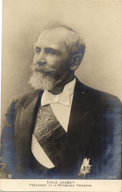 PHOTO-POSTKARTE um 1900 'Président Emile Loubet'