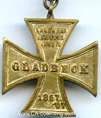 Foto 3 : GLADBECK. Kreuz des Landwehr- und Kriegerverein Gladbeck...