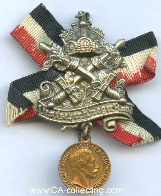 WILDEMANN. Medaille des Kriegerverein Wildemann um 1900....