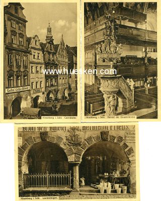 Photo 2 : HIRSCHBERG (JELENIA GÓRA). 7 Postkarten um 1910...