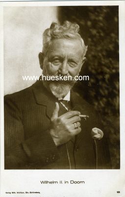 PHOTO-POSTKARTE Wilhelm II. in Doorn