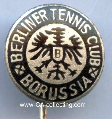 BERLINER TENNIS CLUB BORUSSIA. Clubnadel 1930er-Jahre....