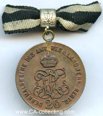 MAGDEBURG. Medaille des Infanterie-und Landwehr-Regiment...