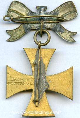 Foto 2 : ALTENA. Kreuz des Landwehr-Verein Altena 1848. Bronze...