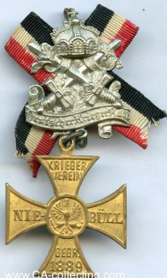 NIEBÜLL. Kreuz des Kriegerverein Niebüll 1889....