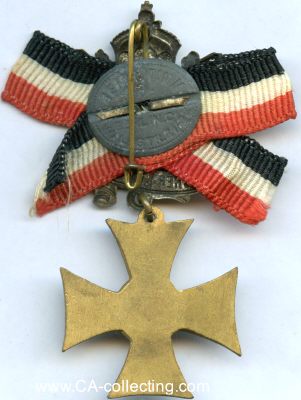 Foto 3 : BOREN. Kreuz des Borener Krieger-Verein 1897. Bronze...