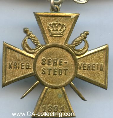 Foto 2 : SEHESTEDT. Kreuz des Krieger-Verein Sehestedt 1891....