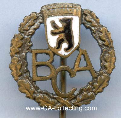 BERLINER AUTOMOBIL CLUB BAC Bronzene Ehrennadel...
