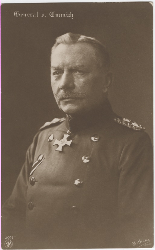 PHOTO-PORTRÄTPOSTKARTE General von Emmich