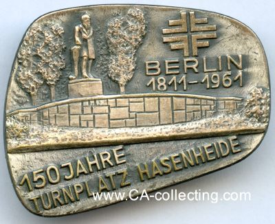 ABZEICHEN 1961 '150 Jahre Turnplatz Hasenheide Berlin...