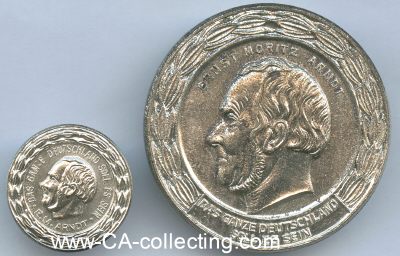 NATIONALE FRONT. Ernst-Moritz-Arndt-Medaille. 900 Silber....