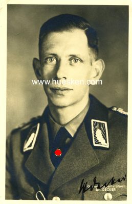 DECKER, Dr. phil. Wilhelm. Obergeneralarbeitsführer,...