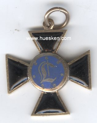 LOUISEN-ORDEN 1813/1814. Ordenszeichen. GOLD und Emaille....