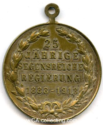 Photo 2 : MEDAILLE 1913 zum 25jährigen Regierungsjubiläum...
