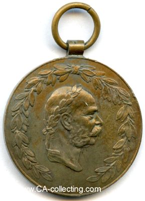 Foto 3 : FEUERWEHR-EHRENMEDAILLE M.1905 FÜR 25 JAHRE. Bronze....