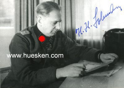 LOHMANN, Hanns-Heinrich. SS-Obersturmbannführer,...
