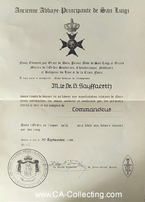 Foto 3 : ORDEN DES HEILIGEN LUIGI 3. KLASSE Kommandeurkreuz....