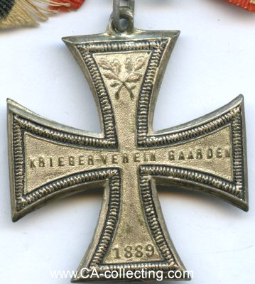 Foto 2 : GAARDEN (KIEL). Kreuz des Kriegerverein Gaarden 1889....