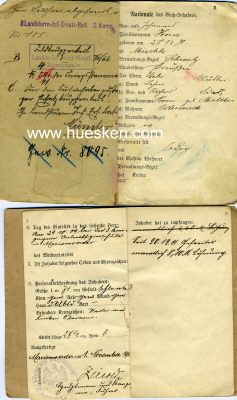 Foto 5 : MILITÄRPASS + 2 x SOLDBUCH JK 1909 + 1911 für...