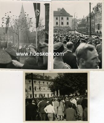 Foto 3 : 12 PHOTOS 9x12cm: Aufnahmen vom Reichsparteitag in...